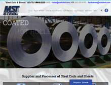 Tablet Screenshot of mststeel.com